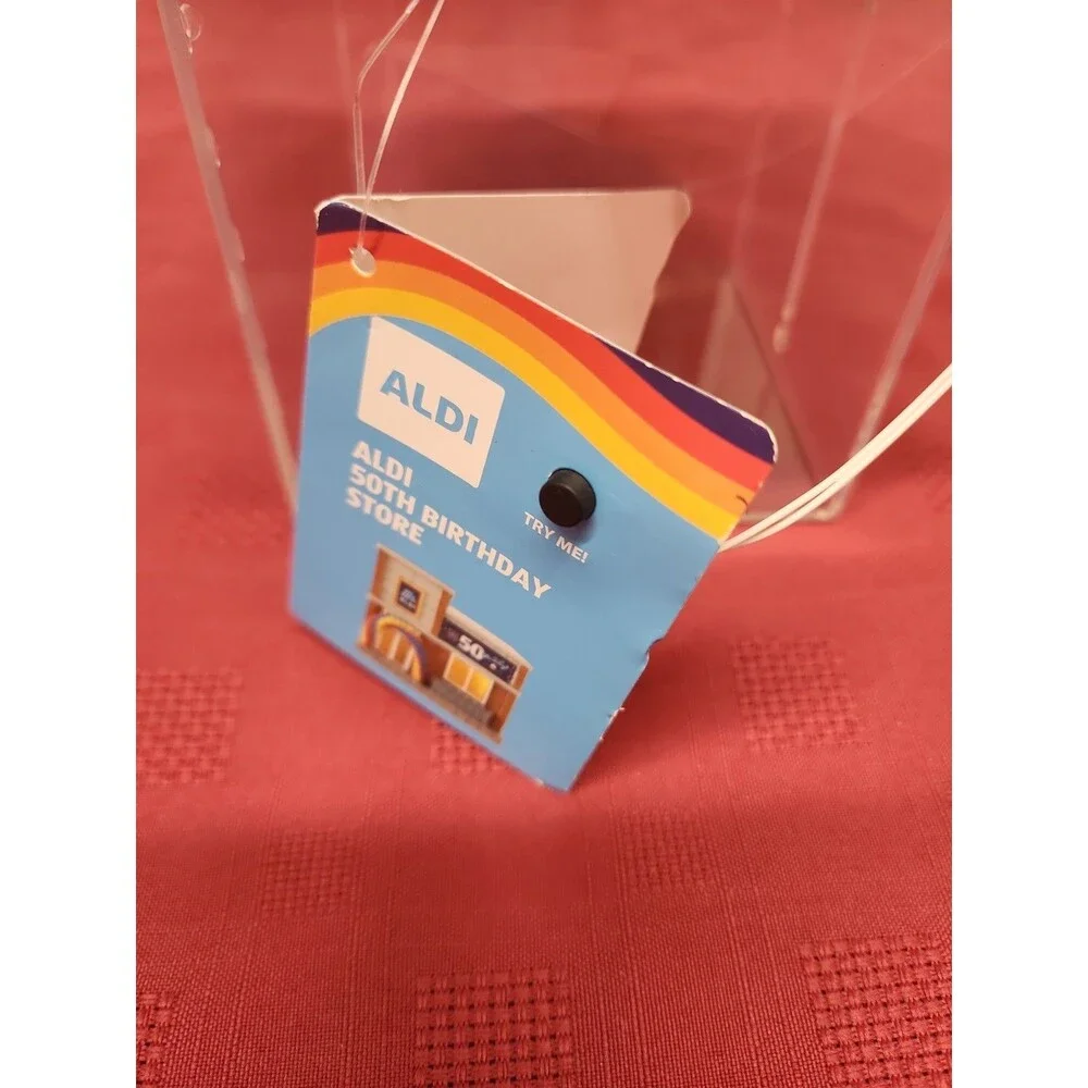 Aldi 50th Birthday Store Lights Up Limited Edition Battery Operated Working New
